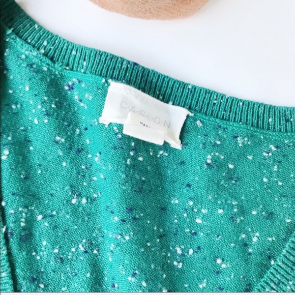 Caslon High-Low V-neck Sweater - Picture 6 of 7